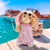 Pawlette™ Bunny Plush Floral Maxi Dress Gift Set