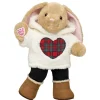 Pawlette™ Bunny Plush Tartan Hoodie Gift Set