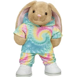 Pawlette™ Bunny Plush Tie-Dye Athleisure Gift Set