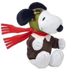 Peanuts® Snoopy Plush with Flappy Ears and Flying Ace Pilot Outfit
