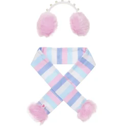 Pearl Earmuffs and Scarf Set