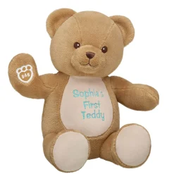 Personalized Embroidered Baby Brown Teddy Bear