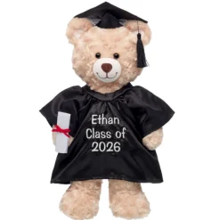 Personalized Embroidered Black Graduation Set 4 pc
