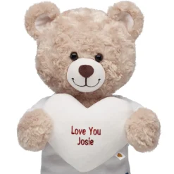 Personalized Embroidered Gifting White Heart Wristie