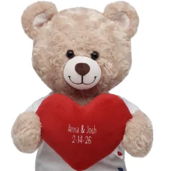 Personalized Embroidered Gifting Red Heart Wristie