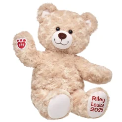 Personalized Embroidered Happy Hugs Teddy Bear
