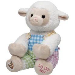 Personalized Embroidered Lamb Stuffed Animal Spring Gift Set