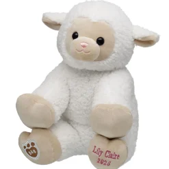 Personalized Embroidered Lamb Stuffed Animal