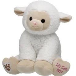 Personalized Embroidered Lamb Stuffed Animal