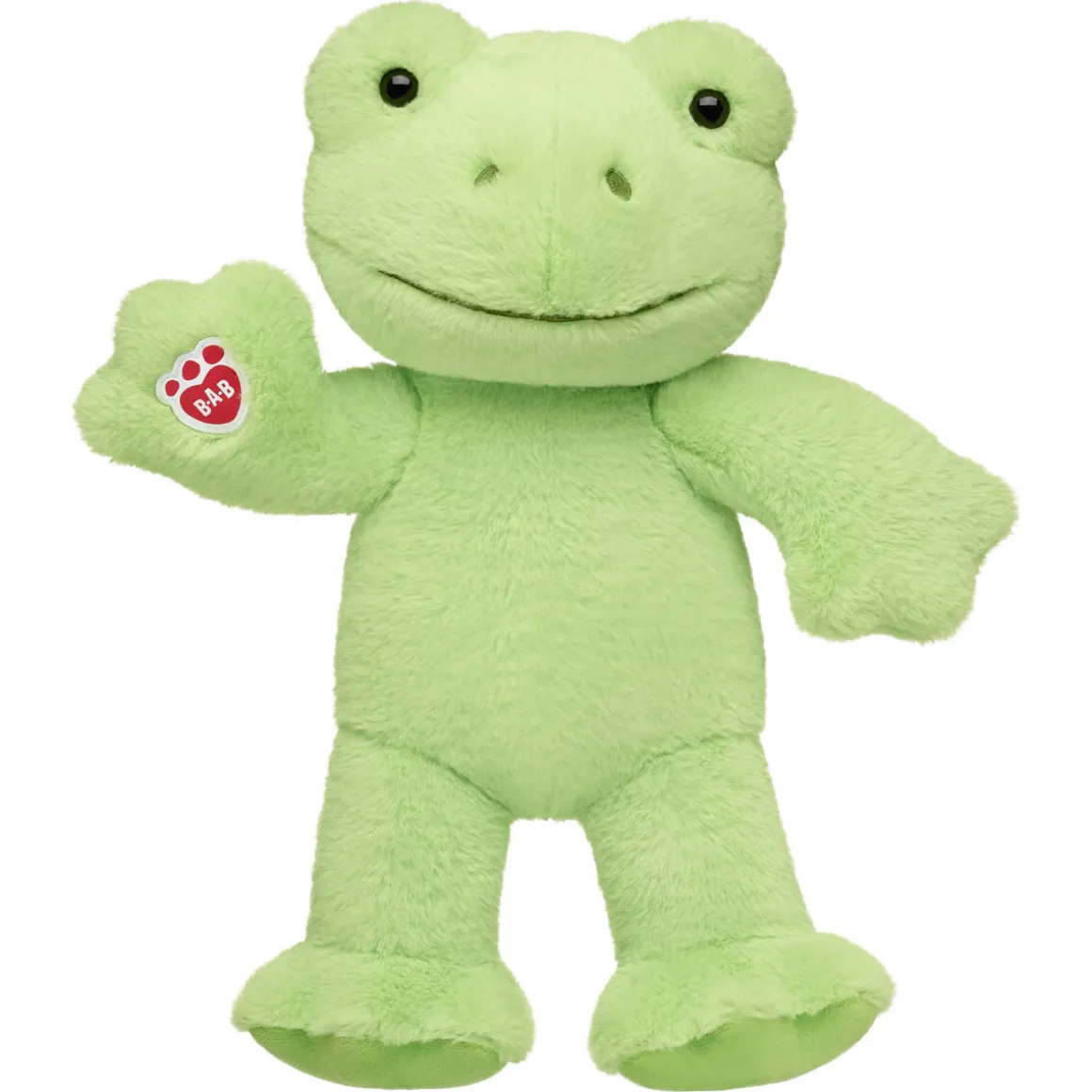 Personalized Embroidered Spring Green Frog Stuffed Animal