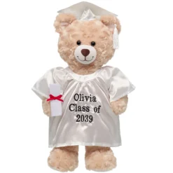 Personalized Embroidered White Graduation Set 4 pc