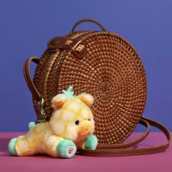 Pineapple Pig Bag Charm