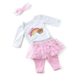 Pink Baby Tutu Outfit - Size 9 Months
