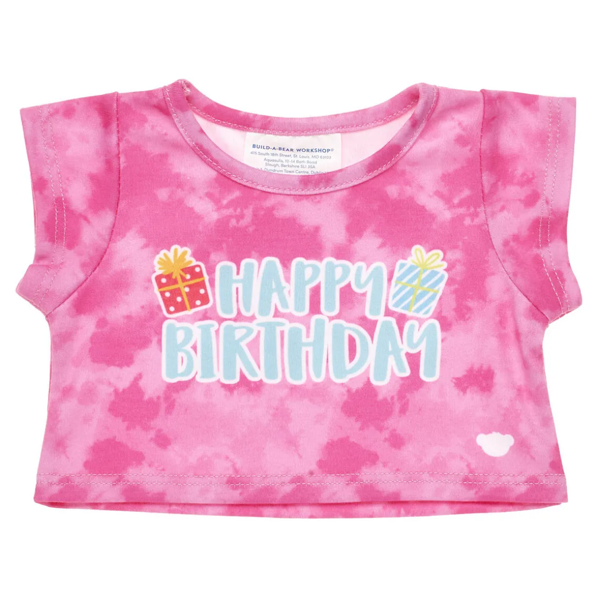 Pink Tie-Dye Birthday T-Shirt