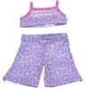 Purple Crochet Jumpsuit Set