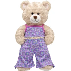 Purple Crochet Jumpsuit Set