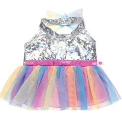 Rainbow Halter Dress