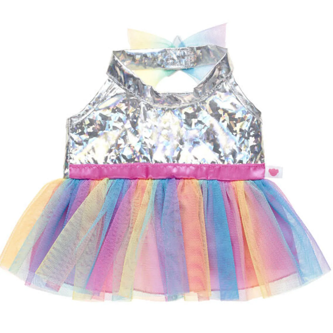 Rainbow Halter Dress