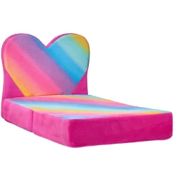 Rainbow Heart Chair Bed