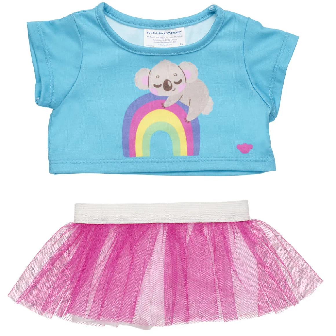 Rainbow Koala Skirt Set