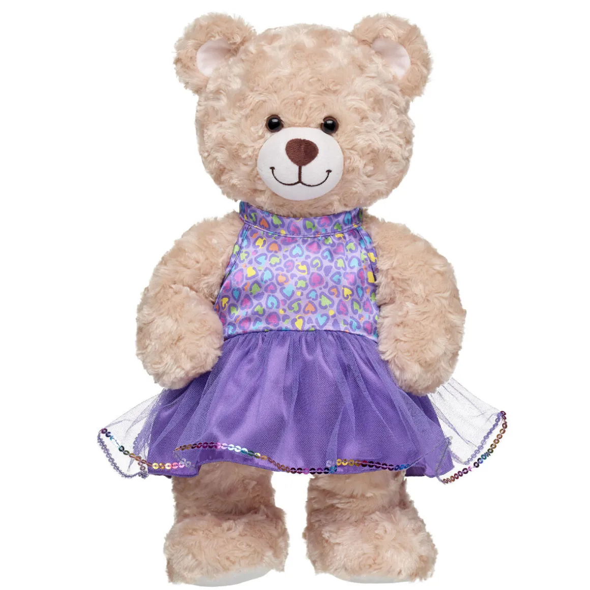 Rainbow Leopard Print Dress