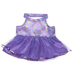 Rainbow Leopard Print Dress