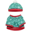 Red & Green Sweater with Hat