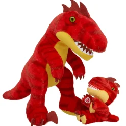 Red Raptor Stuffed Animal & Build-A-Bear Mini Beans® Gift Set
