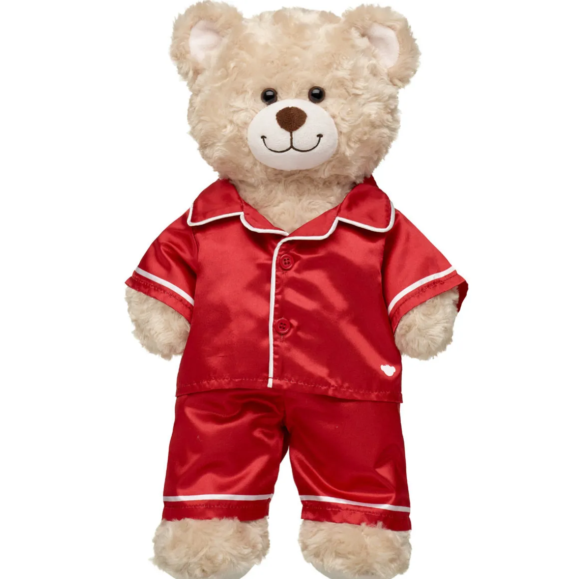 Red Satin PJs Set