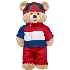 Red Snowboarding Suit