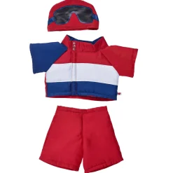 Red Snowboarding Suit