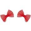 Red Sparkle Bows 2 pc.