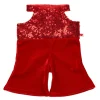 Red Velvet Jumpsuit