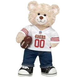 San Francisco 49ers™ Happy Hugs Teddy Bear Football Gift Set