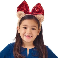 Sequin Bow Bear Headband for Kids