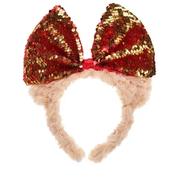 Sequin Bow Bear Headband for Kids