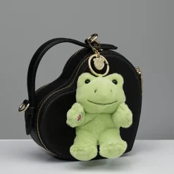 Spring Green Frog Plush Bag Charm
