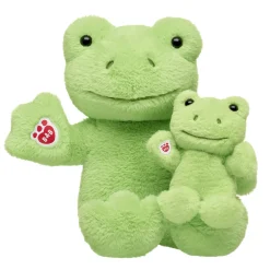 Spring Green Frog Stuffed Animal & Build-A-Bear Mini Beans® Gift Set