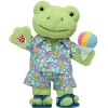 Spring Green Frog Stuffed Animal Snow Cone Gift Set