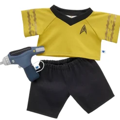 Star Trek: The Original Series Gold Uniform and Phaser Bundle