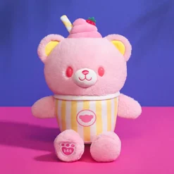 Strawberry Lemonade Bear Slushie Plushie