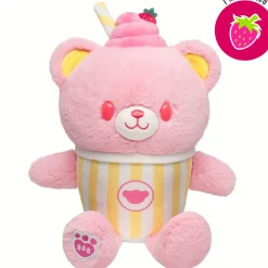 Strawberry Lemonade Bear Slushie Plushie Scented Gift Set