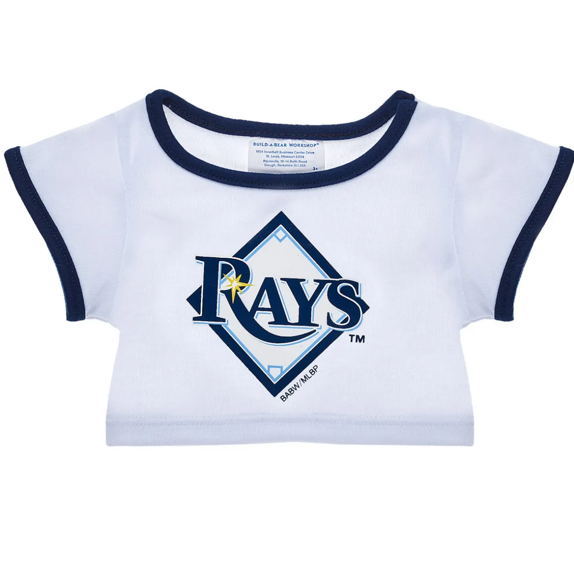 Tampa Bay Rays™ White & Blue Ringer T-Shirt