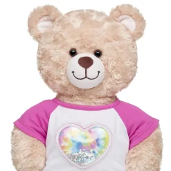Tie-Dye Sequin Heart T-Shirt