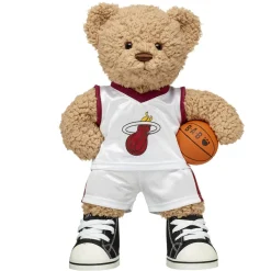 Timeless Teddy Bear Miami Heat Basketball Gift Set