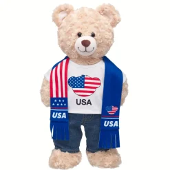 USA Scarf and T-Shirt Set