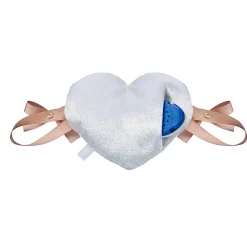 White Heart Wristie with Sound Pocket
